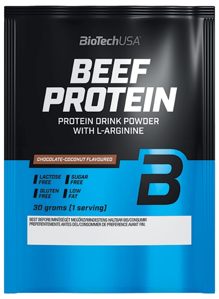 Levně Biotech USA BiotechUSA Beef Protein 30 g - jahoda