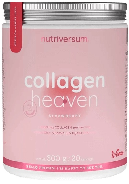 Nutriversum Collagen Heaven (Kolagen) 300 g - jahoda