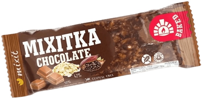 Mixit Pečená Mixitka 60 g - čokoláda PROŠLÉ DMT 7.4.2024