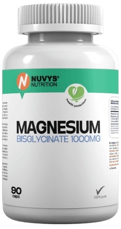 Levně Nuvys Nutrition Nuvys Magnesium Bisglycinate 1000mg 90 kapslí
