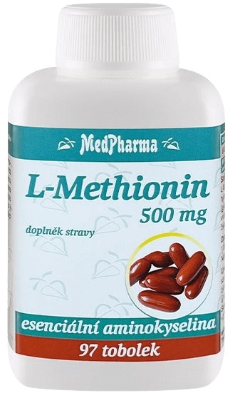 Levně MedPharma L-Methionin 500 mg 97 tobolek