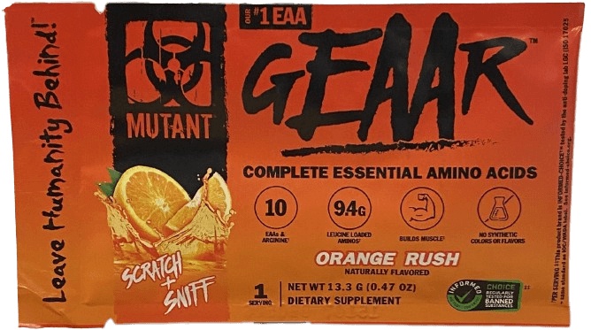 Levně Mutant gEAAr 13,3 g - orange rush