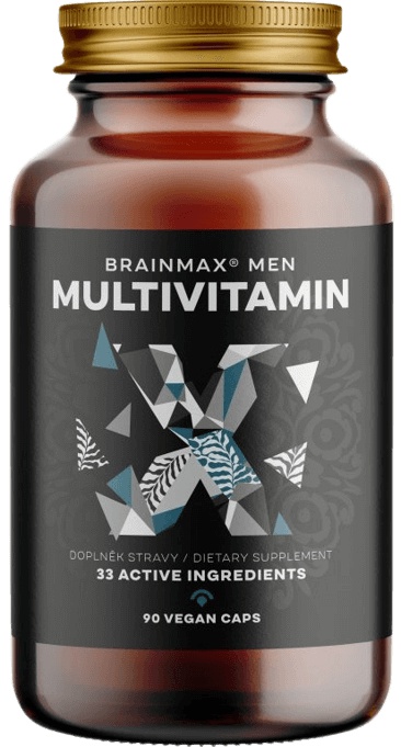 Levně BrainMax Men Multivitamin, multivitamín pro muže 90 rostlinných kapslí