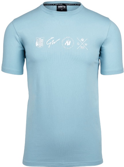 Gorilla Wear Pánske tričko Swanton Modré - 2XL