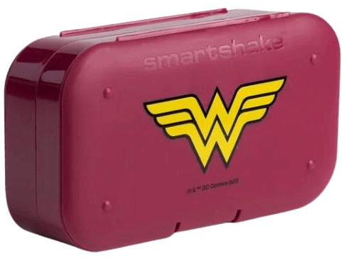 Levně SmartShake Pill Box organizer DC 2 pack - Wonderwoman