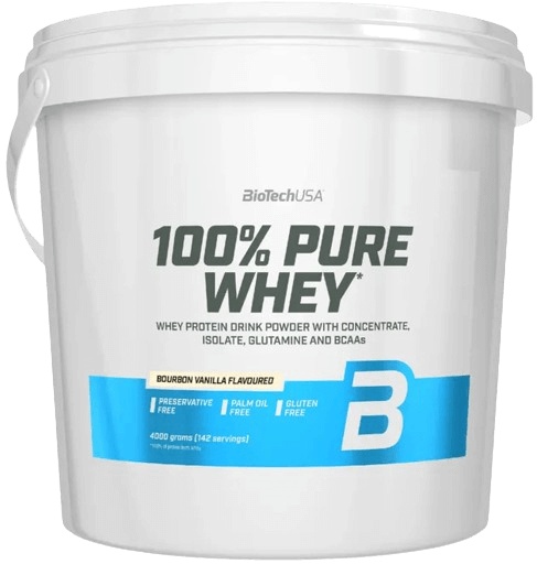Biotech USA BioTechUSA 100% Pure Whey 4000 g - vanilka bourbon