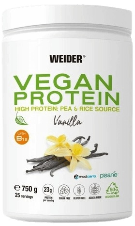 Levně Weider Vegan Protein 750 g - vanilka