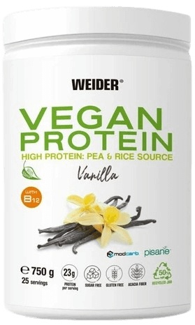 Weider Vegan Protein 750 g - vanilka