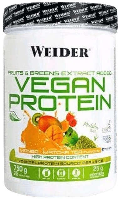 Levně Weider Vegan Protein 750 g - mango/matcha tea