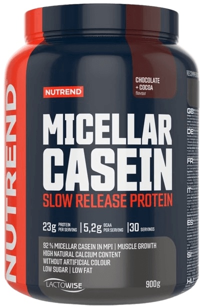 Nutrend Micellar Casein 900 g - čokoláda/kakao