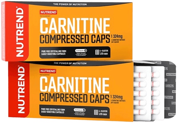 Levně Nutrend Carnitine Compressed Caps 120 kapslí