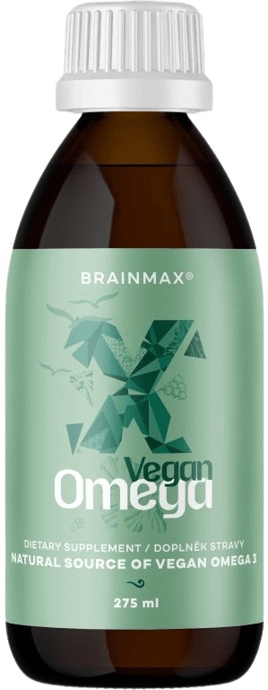 Levně BrainMax Vegan Omega 3 2850 mg DHA & EPA 275 ml