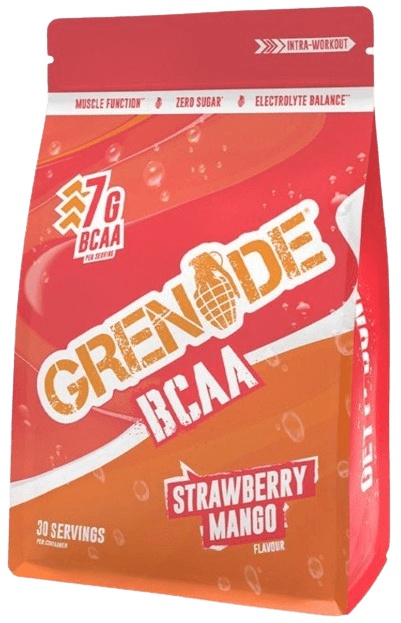 Levně Grenade BCAA 390 g - jahoda/mango