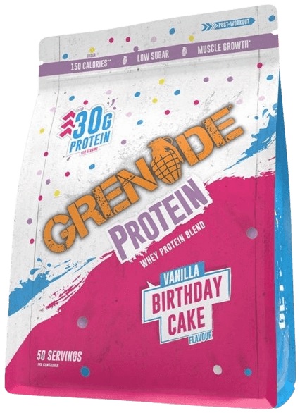 Levně Grenade Whey Protein 2000 g - vanilka/narozeninový dort