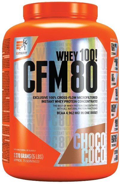 Extrifit CFM Instant Whey 80 2270 g - bílý jogurt