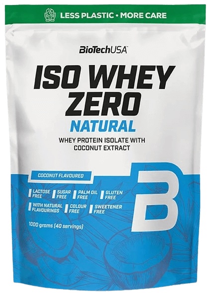 Biotech USA BiotechUSA Iso Whey Zero Natural 1000 g - kokos