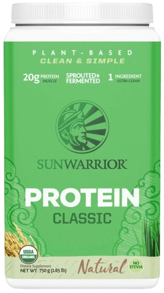 Sunwarrior Protein Classic 750 g - bez příchuti
