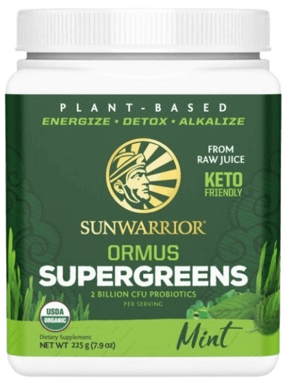 Sunwarrior Ormus Super Greens 225g - mint