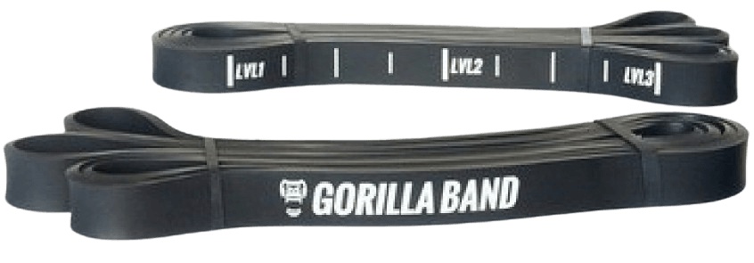 Levně GORILLA Power Band posilovací guma - černá