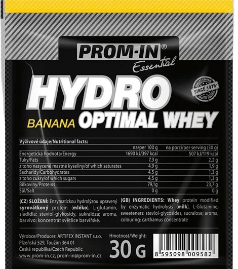 Prom-in Hydro Optimal Whey vzorek 30 g - banán