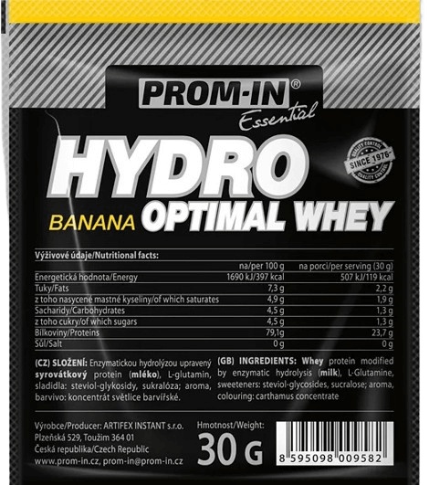 Levně PROM-IN / Promin Prom-in Hydro Optimal Whey vzorek 30 g - čokoláda
