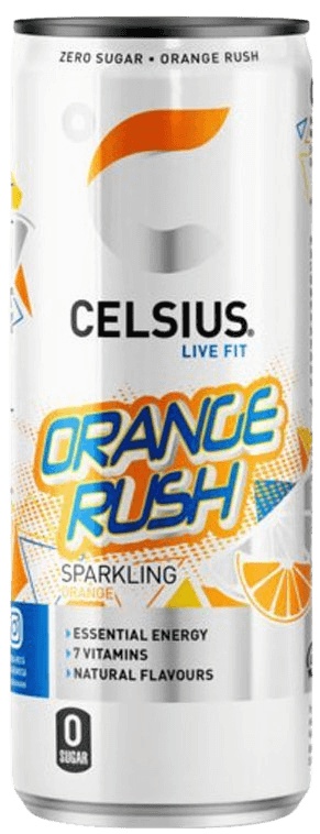 Levně Celsius Energy Drink 355 ml - Orange Rush