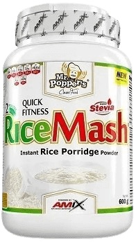 AMIX Mr. Popper´s RiceMash, 600 g (Rýžová kaše) Příchuť: Jahoda/Jogurt