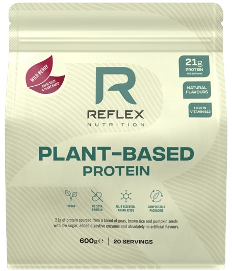 Reflex Nutrition Reflex Plant Based Protein 600 g - bez příchuti