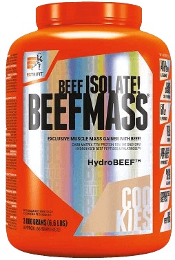 Extrifit BeefMass 3000 g - vanilka/karamel