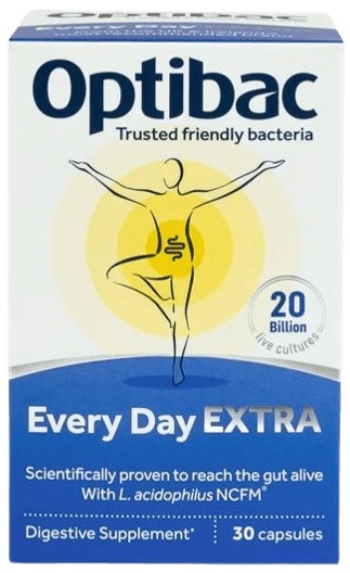 Levně Optibac Every Day EXTRA (Probiotika pro každý den) 30 kapslí