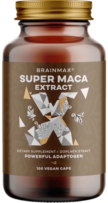 Levně BrainMax Super Maca extrakt 700 mg 100 rostlinných kapslí