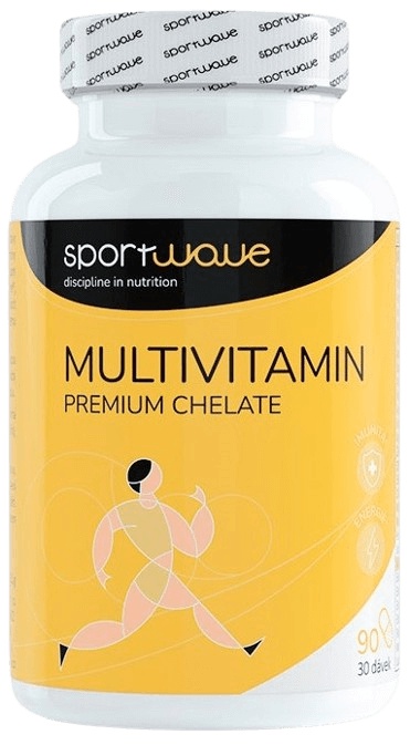 Levně SportWave Multivitamin premium chelate 90 kapslí