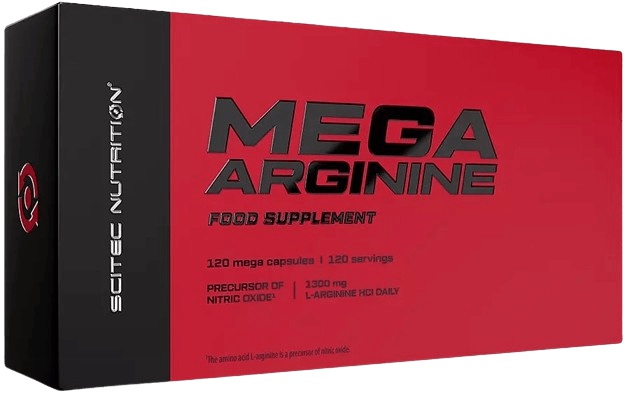 Scitec Nutrition Mega Arginine, 120 kapslí Balení: 120 kapslí