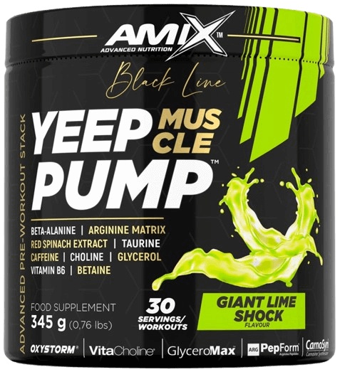 Levně Amix Nutrition Amix Black Line Yeep Pump 345 g - obří limetkový šok