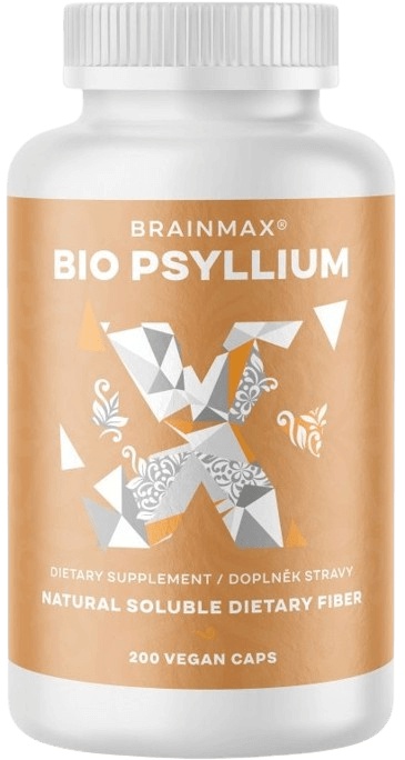 Levně BrainMax BIO Psyllium 800 mg 200 rostlinných kapslí