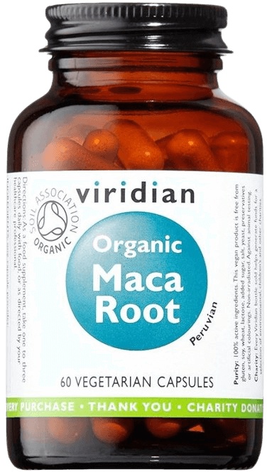 Viridian Nutrition Viridian Maca Root Organic 60 kapslí