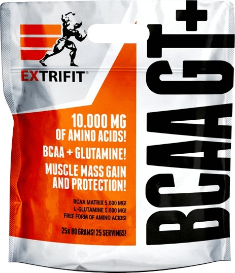 Extrifit BCAA GT+ 25 x 80 g - meruňka