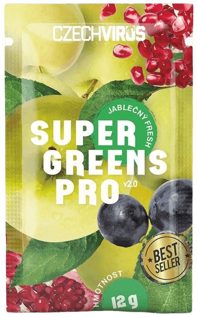 Levně Czech Virus Super Greens PRO V2.0 12 g - jablečný fresh