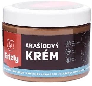 GRIZLY Arašídový krém 500 g - mléčná čokoláda