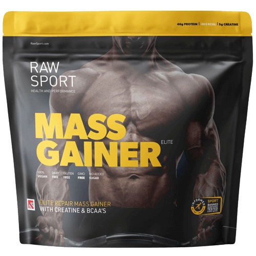 Raw Sport Elite Mass Gainer 2500 g - vanilka