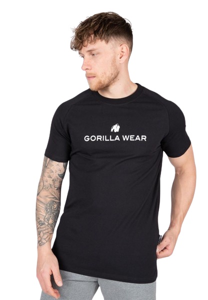Levně Gorilla Wear Pánské triko Davis T-shirt Black - XL