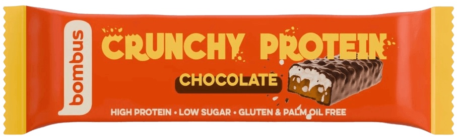 Bombus Crunchy Protein Bar 50 g - čokoláda
