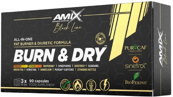 Levně Amix Nutrition Amix Black Line Burn & Dry 90 kapslí