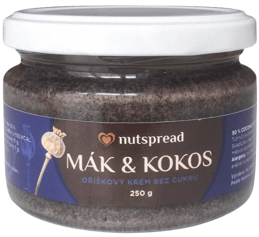 Levně Nutspread Kokosovo-makové máslo 250 g