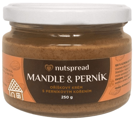 Levně Nutspread Mandlové máslo s perníkem 250 g