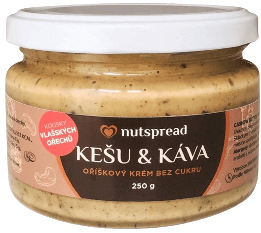 Levně Nutspread Kešu máslo s kávou 250 g