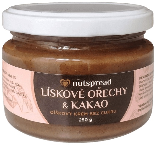 Nutspread Lískooříškový krém s kakaem 250 g