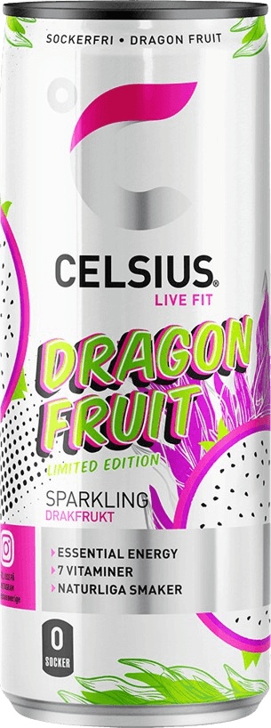 Levně Celsius Energy Drink 355 ml - Dragon fruit