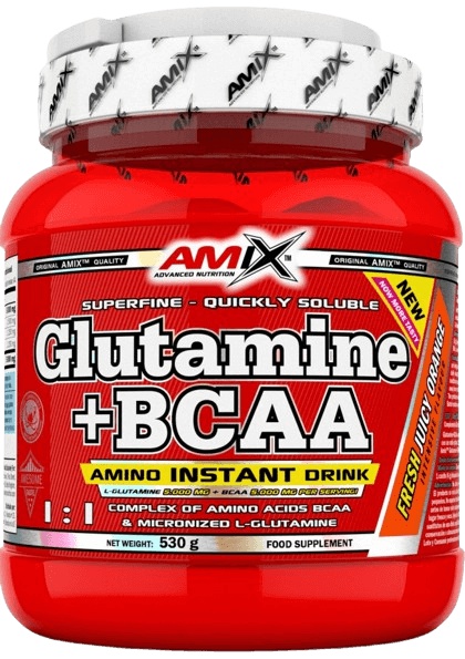 Amix Nutrition Amix Glutamine + BCAA powders 530 g - Pomeranč