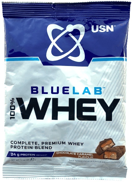 Levně USN (Ultimate Sports Nutrition) USN Bluelab 100% Whey Premium Protein 34 g - tropical smoothie